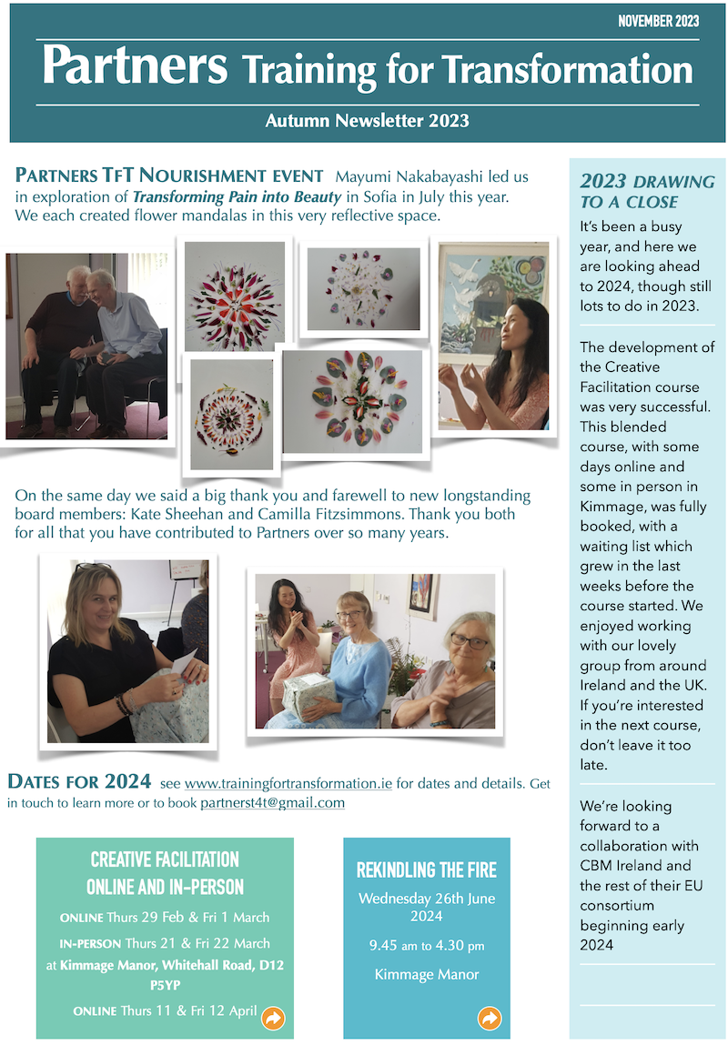 PartnersTfT newsletter Nov 2023 image